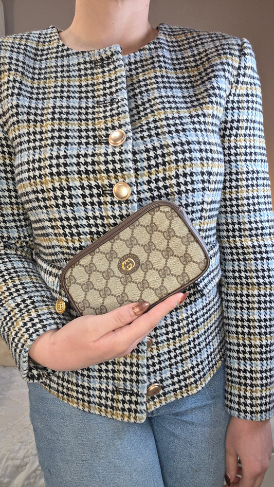 Gucci GG Supreme Beige Pouch - 3276