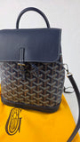Goyard Navy Alpin Mini Backpack - G0339