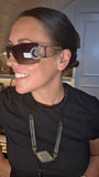 Christian Dior Grey Plastic Frameless Sunglasses- G0486