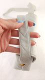 Chanel Light Blue Lamb Skin V Stitch Shoulder Bag - 3448