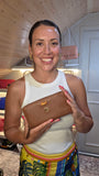 Gucci Brown Leather Long Zippy Wallet - 3614