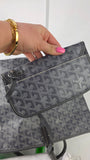 Goyard Grey St Louis Tote w/ Pouch - G0307