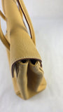 Salvatore Ferragamo Yellow Leather Handbag - R0165
