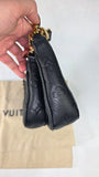 Louis Vuitton Black Empriente Leather Multi Pochette - 3323