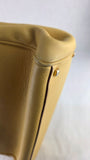 Salvatore Ferragamo Yellow Leather Handbag - R0165