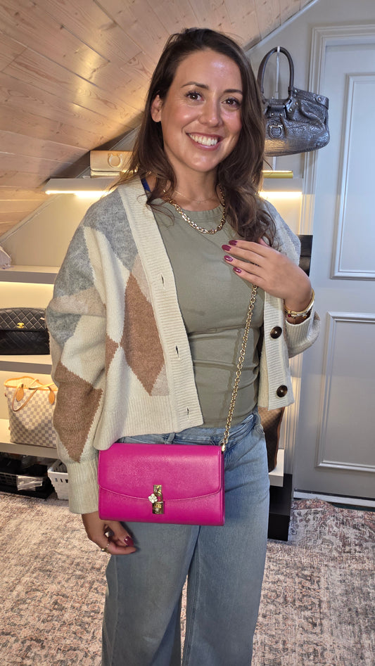 Dolce & Gabbana Pink Leather Shoulder Bag - G0956