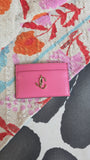 Jimmy Choo Pink Leather Card Case - G0472