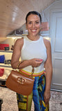 Gucci Brown Leather Bamboo Handle 1947 Top Handle Bag - G0616