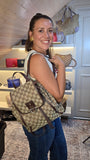 Gucci GG Beige Canvas Backpack - 3736